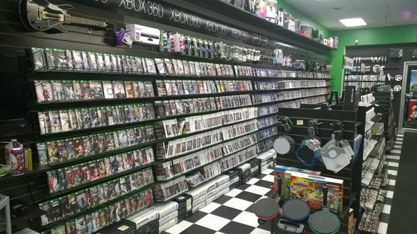 Warpzone Video Games Store Interior