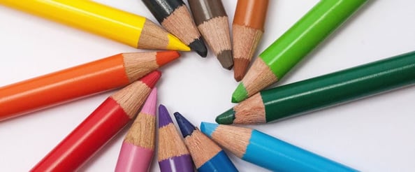 Your Circle of Influence and Radio Go Hand-in-Hand, A Circle of Colored Pencils