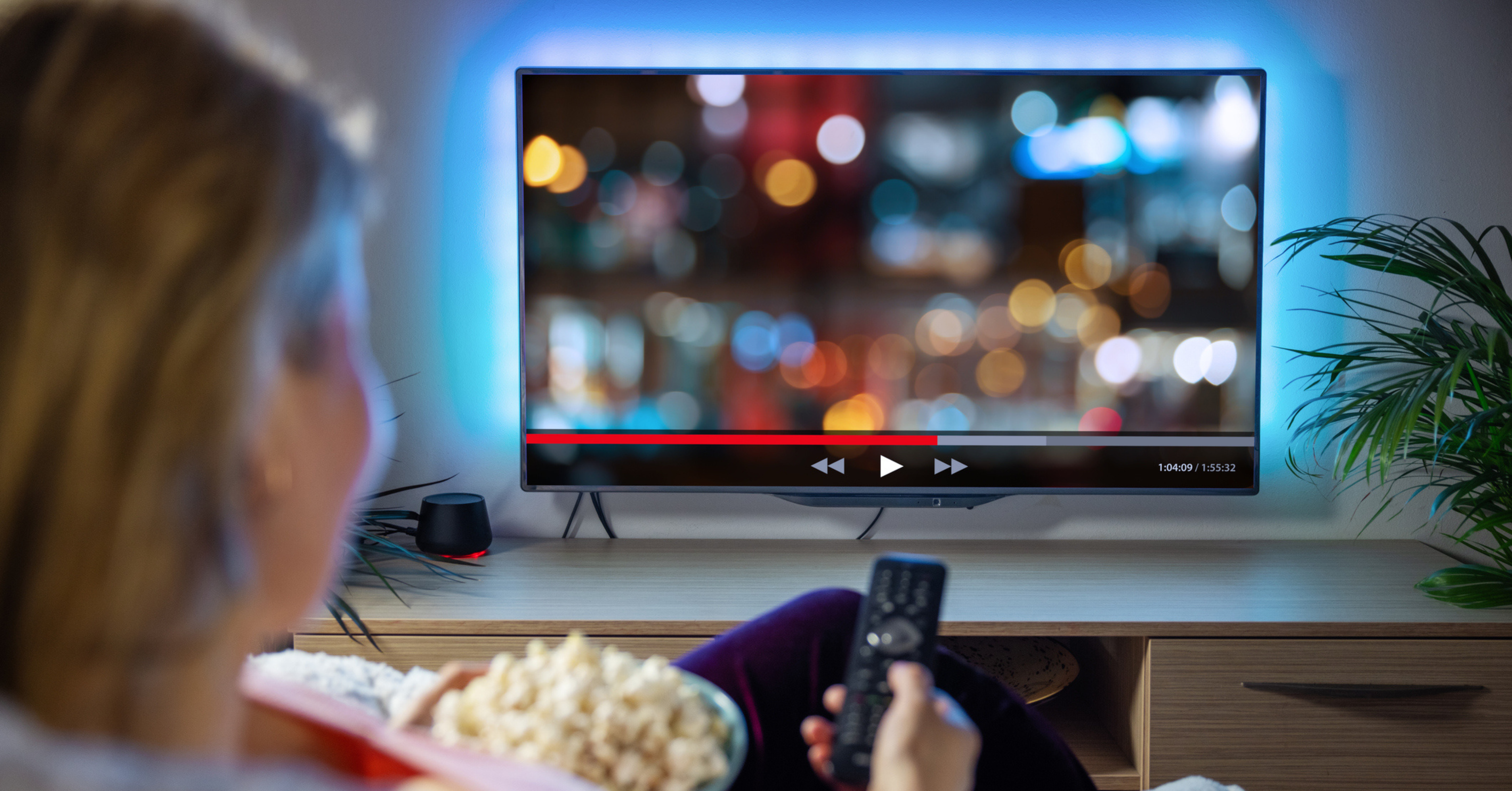 Connected tv advertising in action.